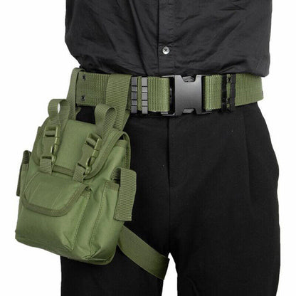 Outdoor Multi-function Leg Bag Tactical Waist Belt Pouch Accessories Tools Bag