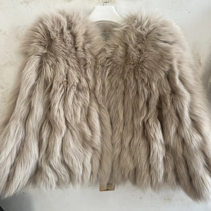 Fur Coat Women 2023 Winter Real Fur Coat Female Fashion Warm Outerwear