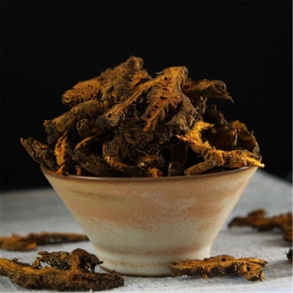 100% Pure Rhizoma Coptidis Yellow Thread Powder Chinese Herbal Medicine 8.8oz