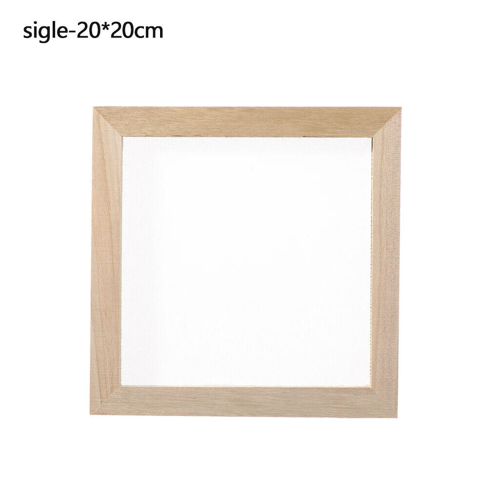 Paper Making Tool Multi-Size Wooden Mesh Mould Frame DIY Screen Handcrafting Kit