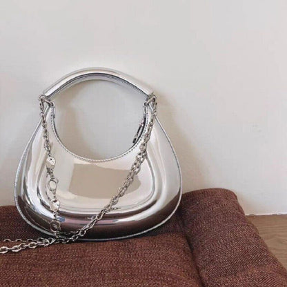 Handbags Trend Shoulder Bag Chain Pu Leather Casual Hobos Crossbody Bags
