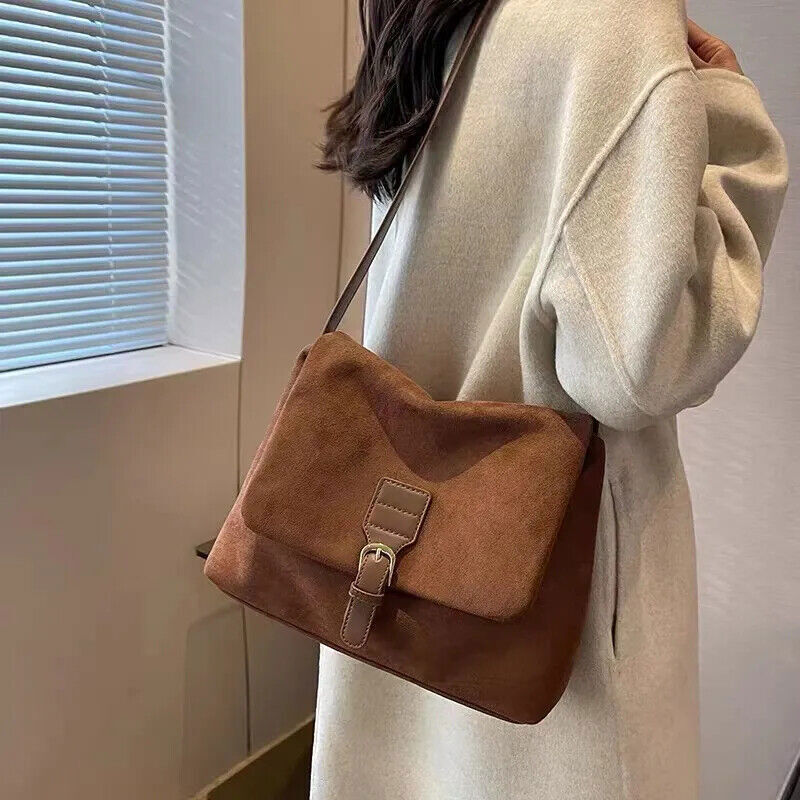 Bag Women 2023 Suede One Shoulder Crossbody Bag