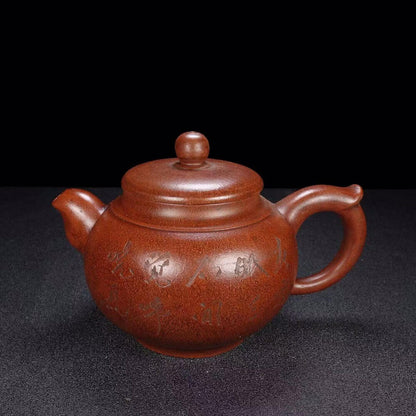 l-0Chinese Yixing Zisha Clay Handmade Exquisite Teapot （掇只 底款：王南林）