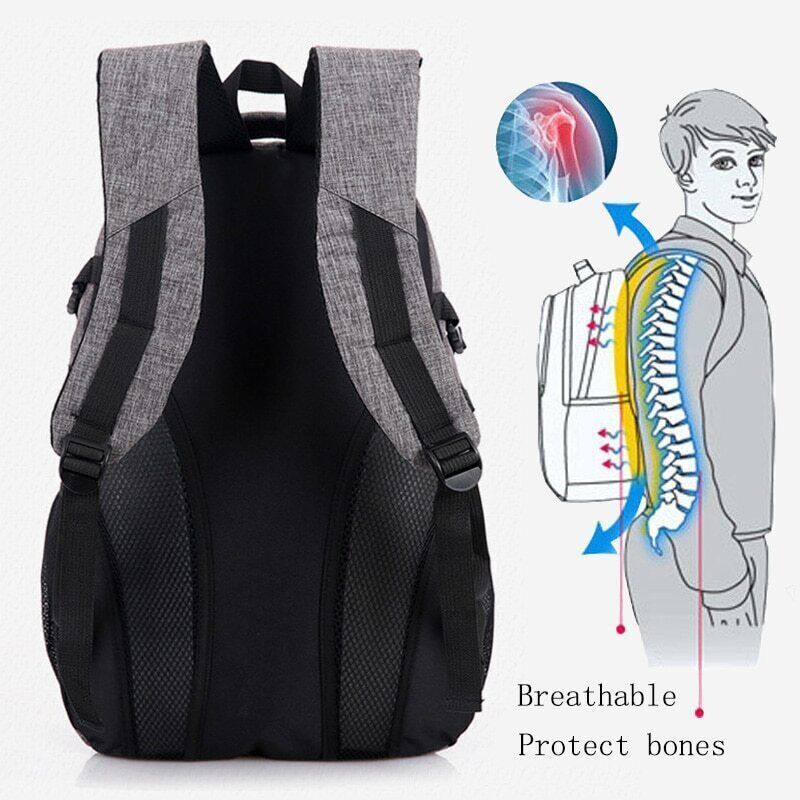 Oxford Laptop Backpack Student College School Bags Man Teenages Computer Men