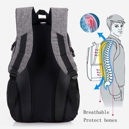 Oxford Laptop Backpack Student College School Bags Man Teenages Computer Men