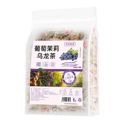 Grape Jasmine Oolong Tea Cold Brew Tea Bag Infusion Fruit Flower Tea 75g/25 Bags