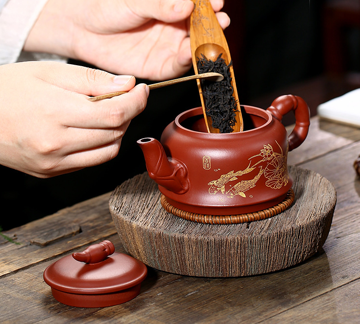 Chinese Yixing Zisha Clay Handmade Exquisite Teapot #522100