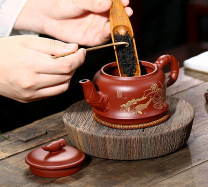 Chinese Yixing Zisha Clay Handmade Exquisite Teapot #522100