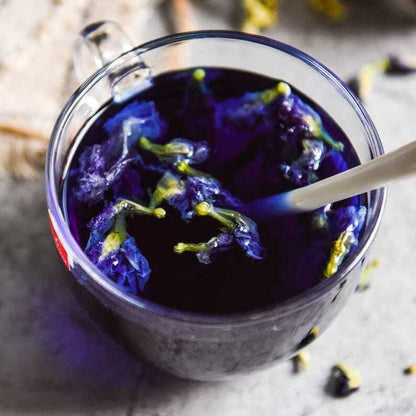 Dried Butterfly Pea Clitoria Ternatea Organic Whole Flower Makes A Healthy Tea