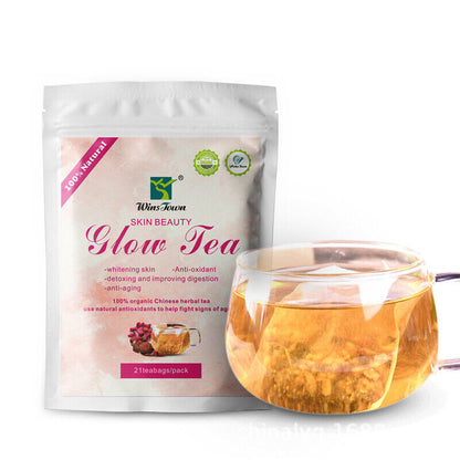 Skin Beauty Glow Tea Whitening Skin Herbal Tea 3g*21 bags