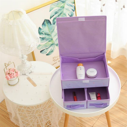 Kuromi Kitty My Melody Underwear Storage Box Foldable Double Drawer Storage Box