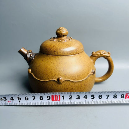 Vintage Chinese Yixing Purple Clay Teapot Zisha Ceremony Exquisite Teaware Rare