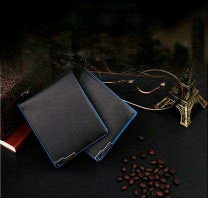 Cash Clip Bag Card & ID Money Purse Billfold Men's PU Wallet Multi-card Clamps