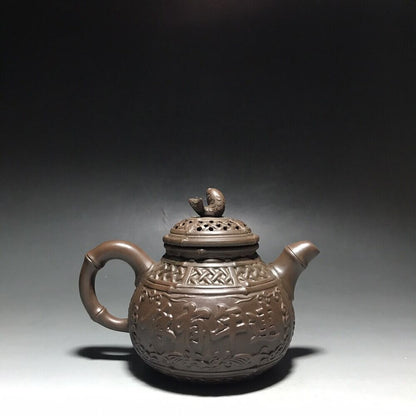 vintage chinese yixing purple clay teapot zisha ceremony teaware collection rare