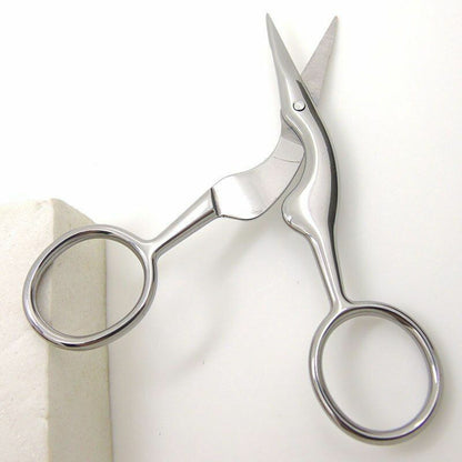 Mini Crane Vintage Scissors 9.4cm Stainless Steel Extra Small Embroidery Shears