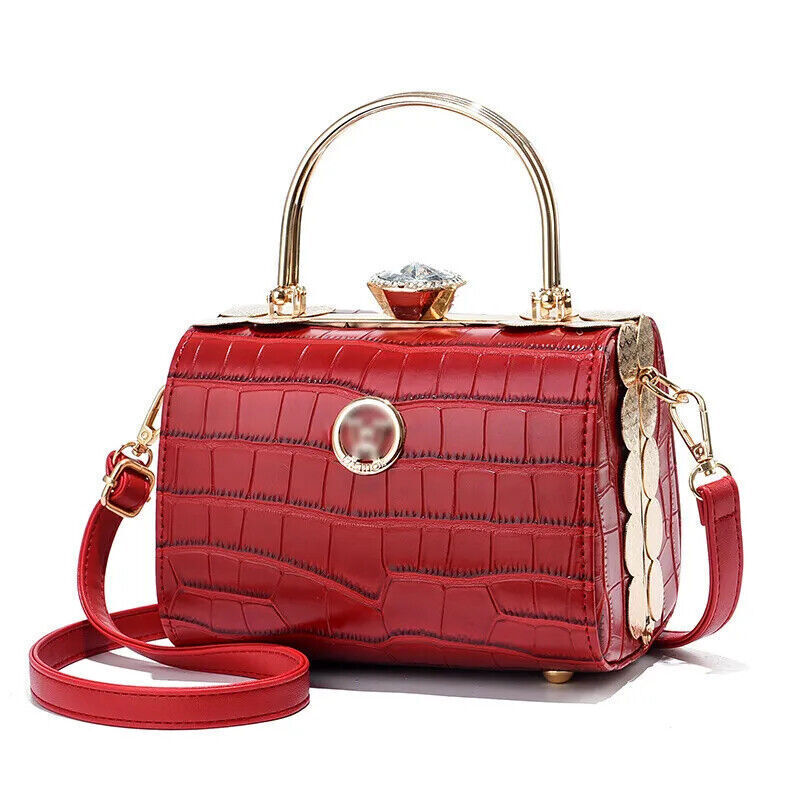 Women Shoulder Bag PU Female Handbag Plaid Crossbody Bags