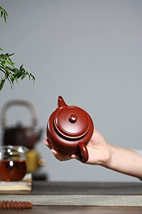 Yixing Clay Teapot 7oz Chinese Zisha Tea Pot Handmade Dahongpao Kungfu Tea Set