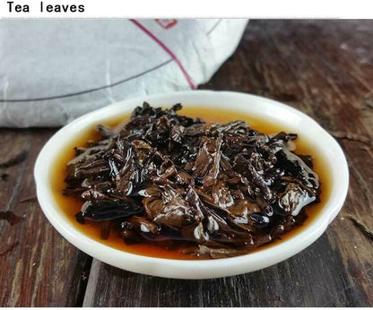 357g Yunnan Menghai Dayi 7592 1401 Chi Tse Beeng Ripe Shu Cooked Puer Pu Er Tea