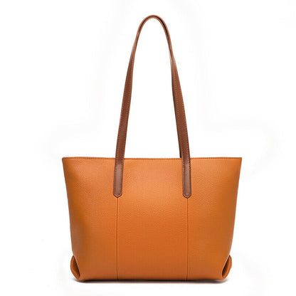 Genuine Leather Women's Handbags Tote Eelgant Satchel Shoulder Bags