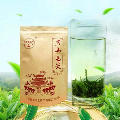 250g Junshan Maojian Green Tea Bag Package Loose Leaf Organic Chinese Green Tea