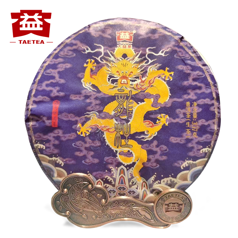 Dragon Pillar Yuan Cha * 2022 TAETEA Menghai Dayi Pu-erh Tea Raw Pu'er Tea 357g