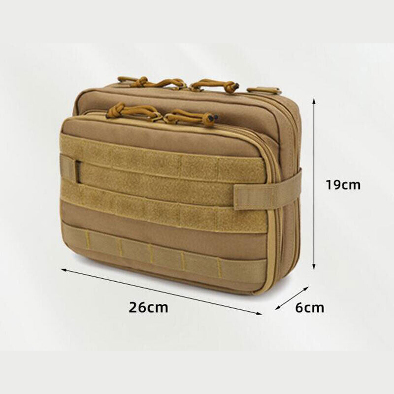 Waterproof Tactical Pouch Molle EDC EMT Outdoor Map Storage Bag Waist Bags