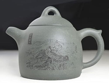 Yixing zisha Clay Teapot 7.8oz Chinese Qinquan Genuine Tea Pots handmade
