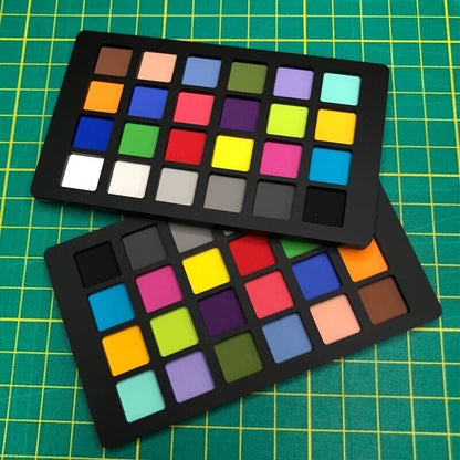24 Color Checker Correction Classic Image Resolution Test Chart Palette 64x108mm