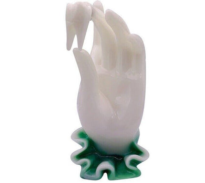 Sculptures Hand Tooth Dental Figurines Dentistry Gifts Decoration Resin 7.5x17cm