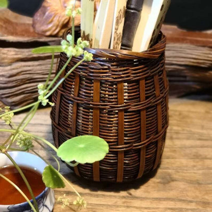 Bamboo Storage Box|Kitchen Storage Jar|Tea Accessories|Bamboo Pen Holder