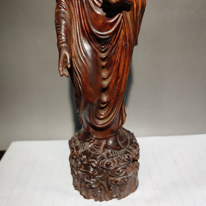 buddha Shakyamuni Amitabha Tathagata statue wooden carvings Wood home decor rare