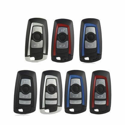 Car Key Shell Fob For BMW 3/4 Button Smart Remote CAS4 F 3 5 E90 E92 E93 X5 F10