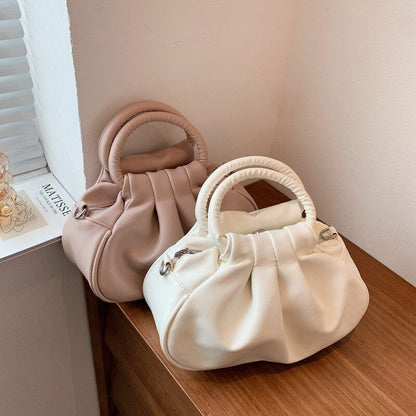 Women Pleated Small Bags Female Tote Bag Ladies High Capacity Handbag