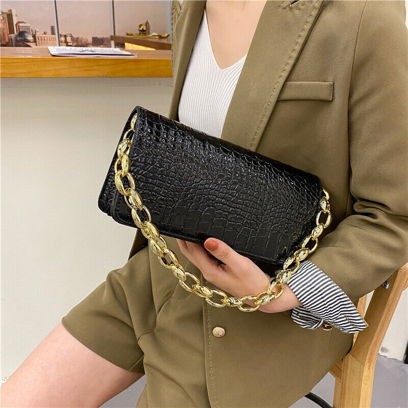 Women's Bag Shoulder Bag PU Buckle Texture Woven Handbags for Women