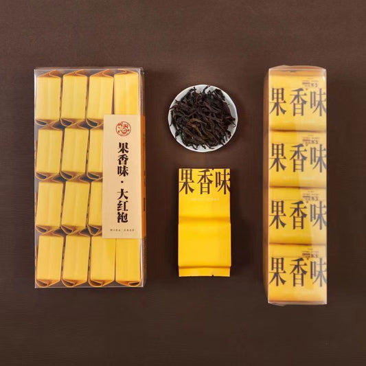 120g Wuyi Da Hong Pao Oolong Tea Bagged Organic Black Tea Loose Leaf Chinese Tea