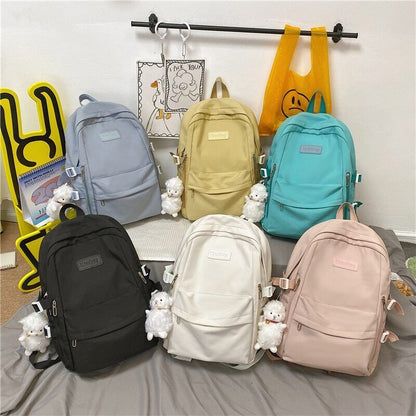 Women Backpack Multi-Pocket Student Female Travel Bag Book Schoolbag Girl Boys