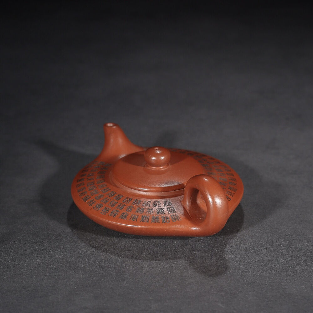 Chinese Yixing Zisha Clay Handmade Exquisite Teapot （百福 底款：周桂珍）