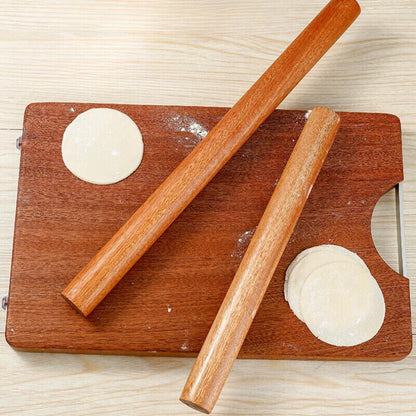 Rolling Pin Solid Wood Natural Unpainted Ebony Baking Tool Kitchen Dough Rollers