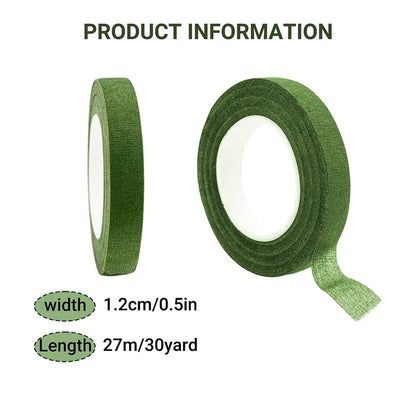 Floral Tape Bouquet 88Ft Self-Adhesive Wedding Christmas Bundling Tool Stem Wrap