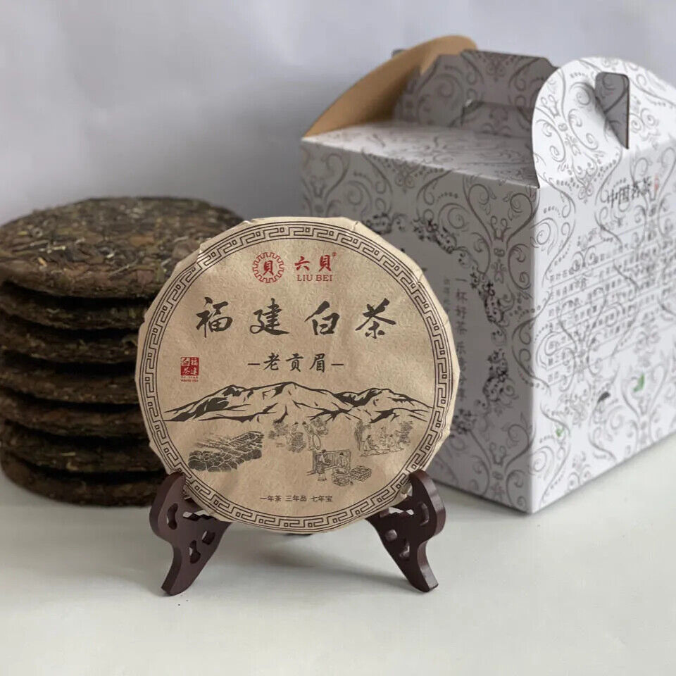 high mountain white tea, aged Fuding white tea, 350g/tablet (two pieces)