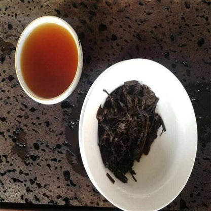 Black Tea Menghai Big Tree Pu'er Tea Cake Chinese Cooked Pu-erh Gift Tea 380g
