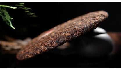 357g, old Yunnan CNNP Zhong Cha puer Pu'er Puerh Pu erh Cake Ripe Cooked Tea tee