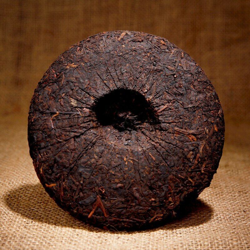 357g Ji Shun Hao Ma Bang Tribute Tea Puerh Tea Cake Ripe Puer Cooked Black