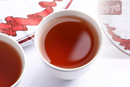 Yunnan Haiwan Old Comrade 9978 Pu'er Tea Cooked 357g 2019 Ripe Pu-erh Tea Puer