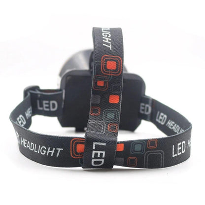 Rechargeable Headlamp Odear Head Torch LED Spotlight Powered Headlight Head Lamp