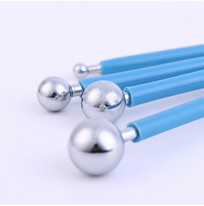 4Pcs/Set Quilling Paper Ball Impression Pen Plastic+Stainless DIY Handmade Tools