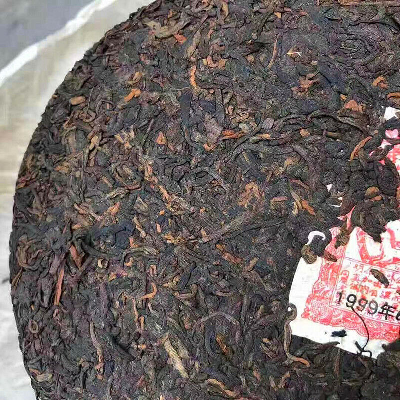 357g Yunnan Tong Qing Hao Yiwu Mt. Old Tea Puerh Tea Cake Ripe Puer Cooked