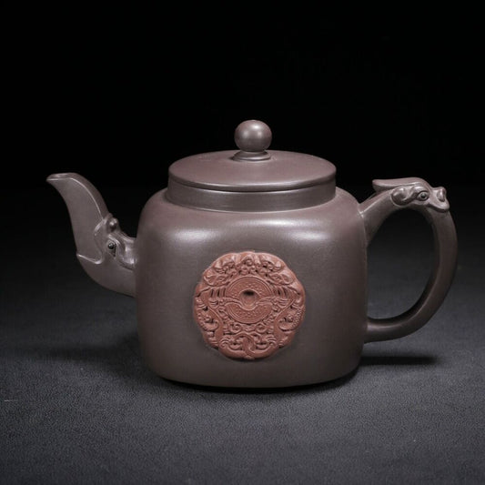 vintage chinese yixing purple clay teapot zisha ceremony teaware collection rare