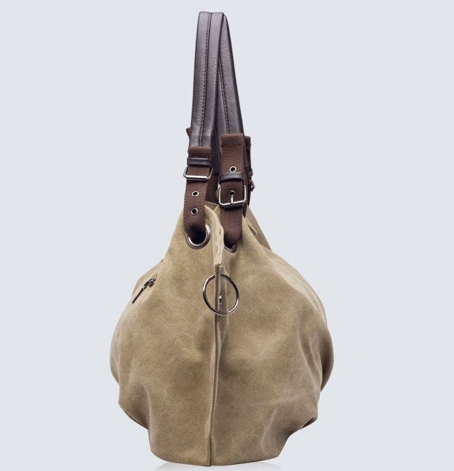 Canvas Bag Large Handbag Shoulder Messenger Bags Versatile Polyester Purse 1 PC