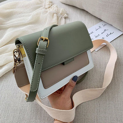 Mini Leather Crossbody Bags Chain Shoulder Simple Travel Long Belt Purse Handbag